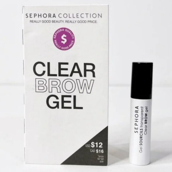 Sephora Collection Clear Brow Gel Transparent - Shape & Set Eyebrow Hair Travel - Picture 1 of 4